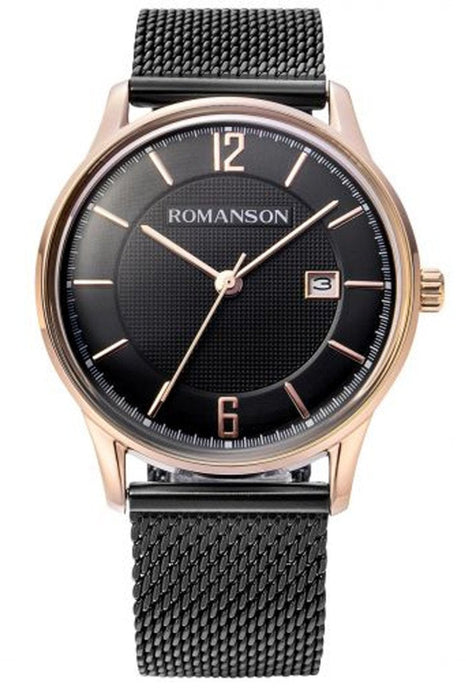 Romanson Herrenuhr TM8A40MMBRA36R mit Lederarmband