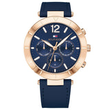 Tommy Hilfiger Damen Uhr Edelstahl Schwarz