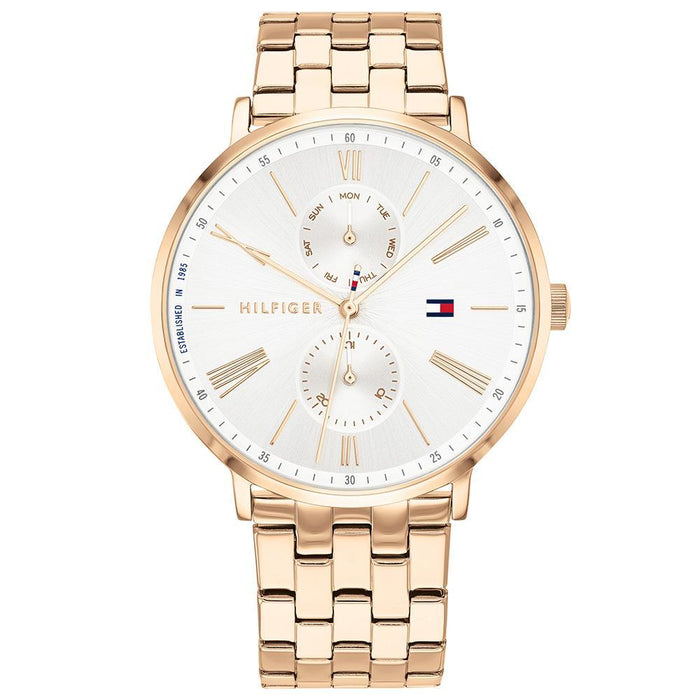 Tommy Hilfiger Damen Uhr TH1782070 – Edelstahl & Leder