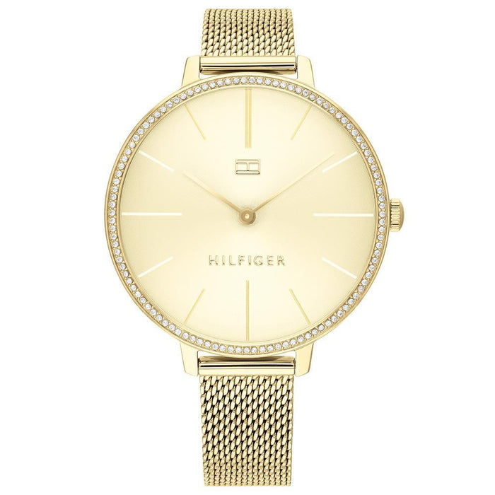 Tommy Hilfiger Damen Uhr TH1782114 – Edelstahl & Leder