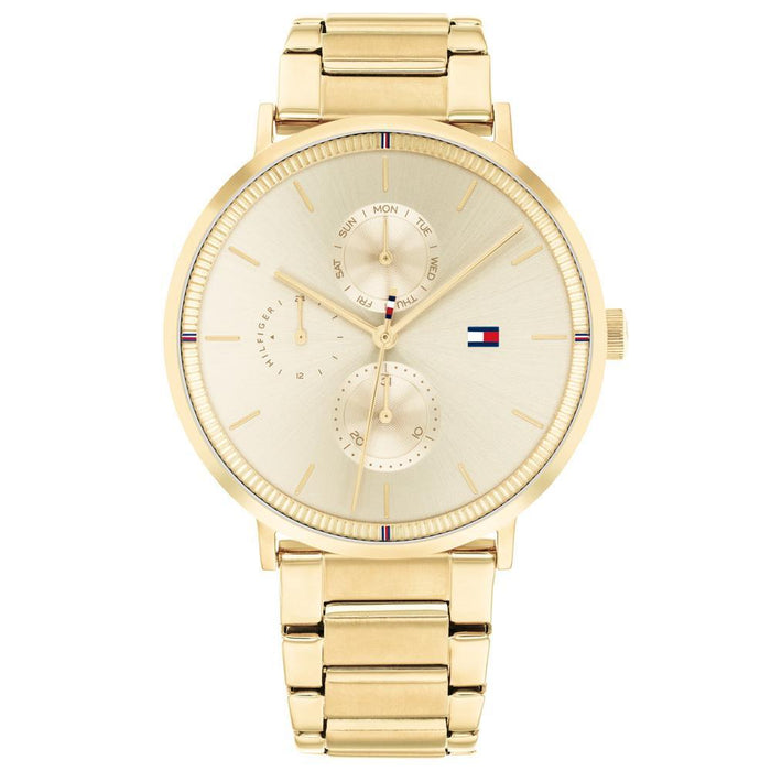 Tommy Hilfiger Damen Uhr TH1782297 – Edelstahl & Leder