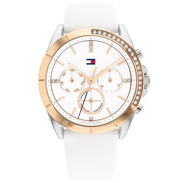 Tommy Hilfiger Damen Uhr TH1782388 mit Lederarmband