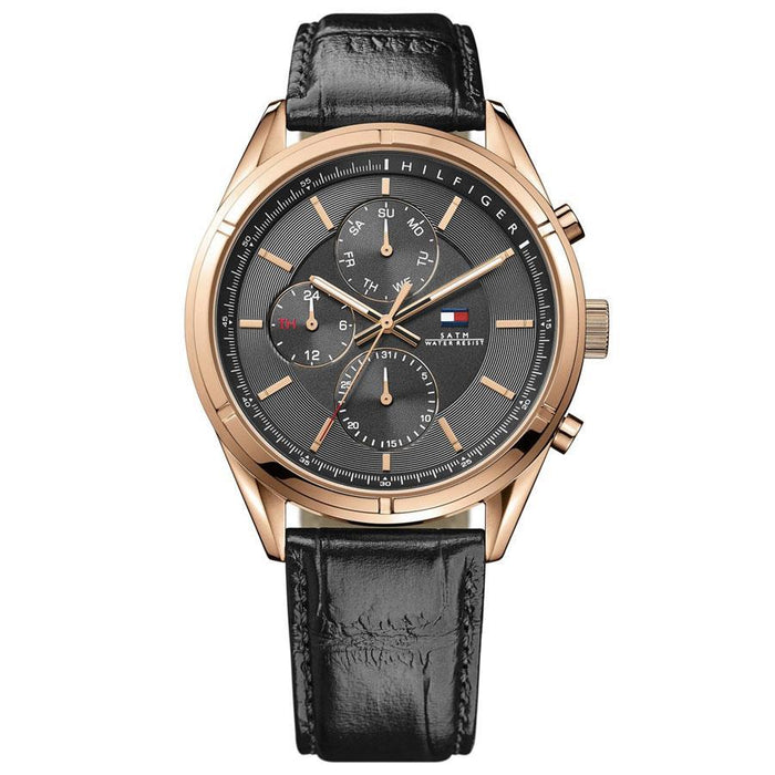 Tommy Hilfiger Herrenuhr TH1791125 mit Lederarmband