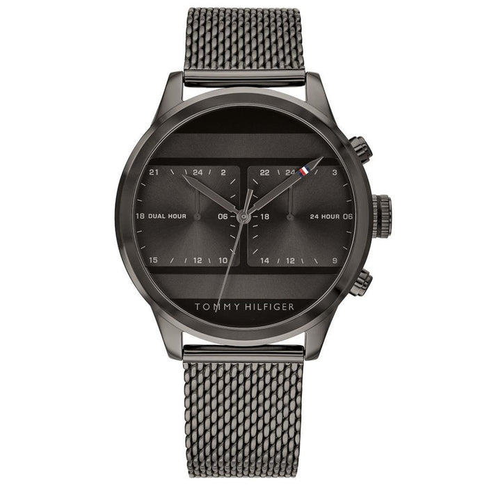 Tommy Hilfiger Herrenuhr TH1791597 mit Lederarmband