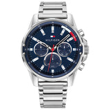 Tommy Hilfiger Herrenuhr Edelstahl & Leder