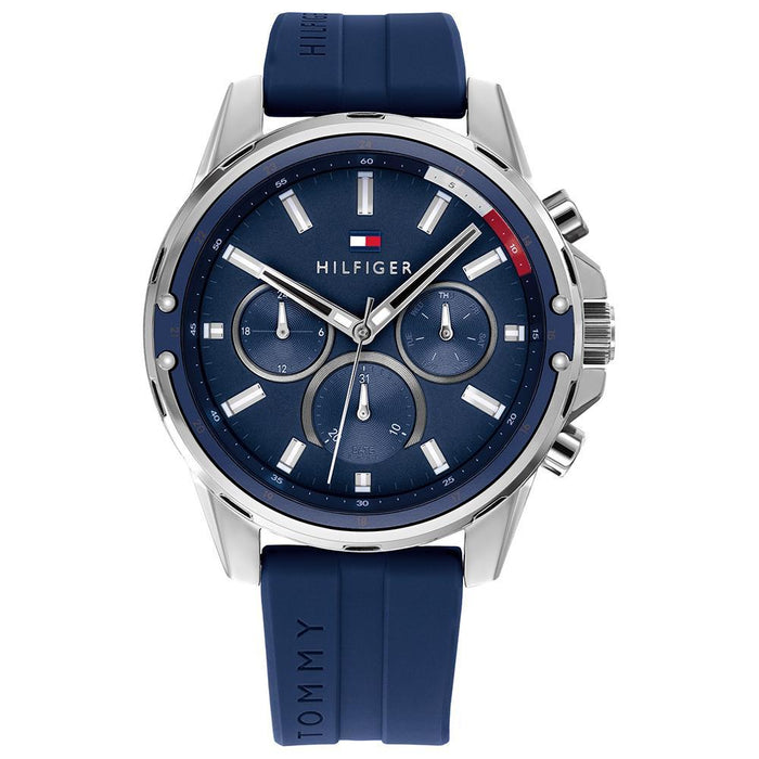 Tommy Hilfiger Herrenuhr TH1791791 – Edelstahl & Leder