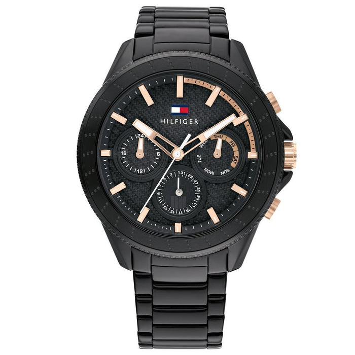 Tommy Hilfiger Herrenuhr TH1791858 mit Lederarmband