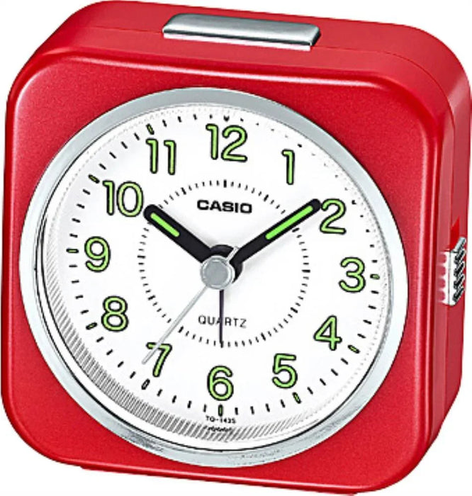 Casio TQ-143S-4DF Schreibtischuhr rot