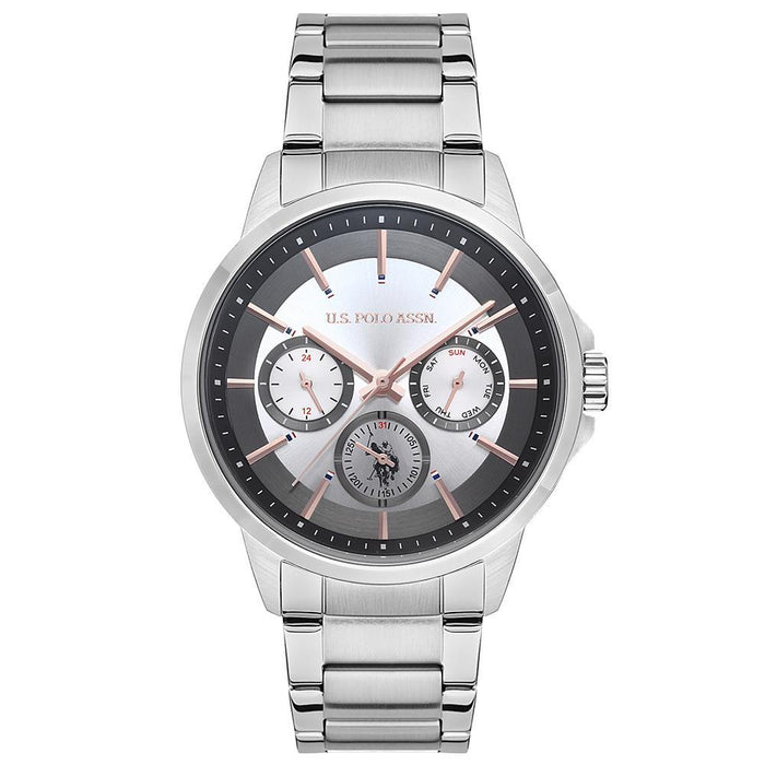 U.S. Polo Assn. Herrenuhr - Edelstahl Quarzwerk