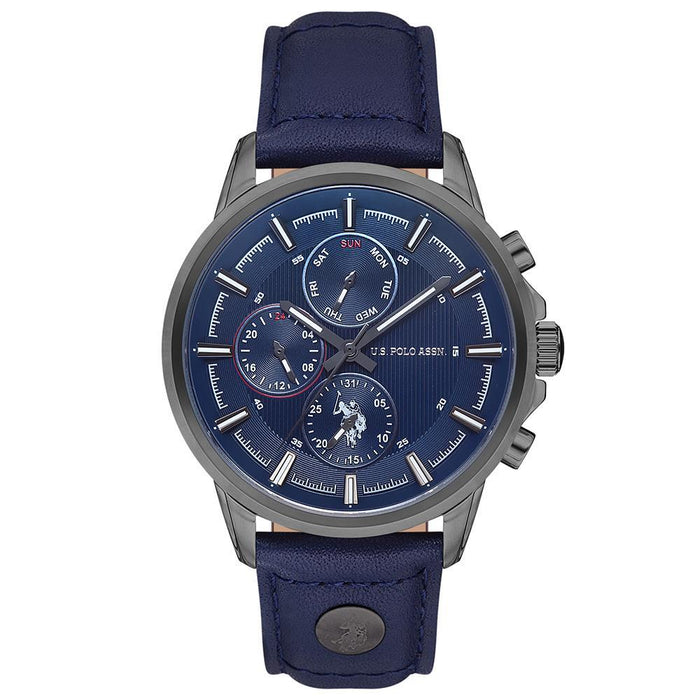 U.S. Polo Assn. Herren Uhr - Edelstahl & Leder