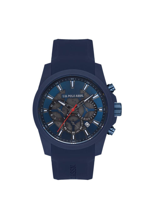 U.S. Polo Assn. Herrenuhr mit Lederarmband