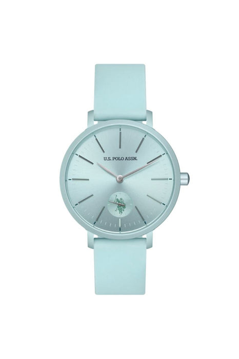 U.S. Polo Assn. Damen Uhr, Lederarmband, Quarzwerk