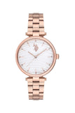 U.S. Polo Assn. Damen Uhr - Lederarmband