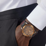 Versace VRSCVERB00318 Herrenuhr 45 mm – Lederarmband & Quarzwerk