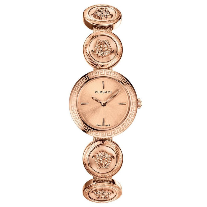 Versace Medusa Damen Uhr – Edelstahl & Leder