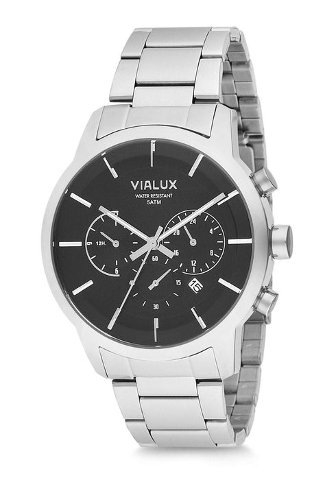 Vialux VX554S-04SS Herrenuhr Edelstahl