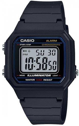 Casio W-217H-1AVDF Herren Digitaluhr stoßfest
