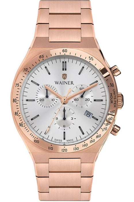 Wainer WA.10100-D Herrenuhr Edelstahl