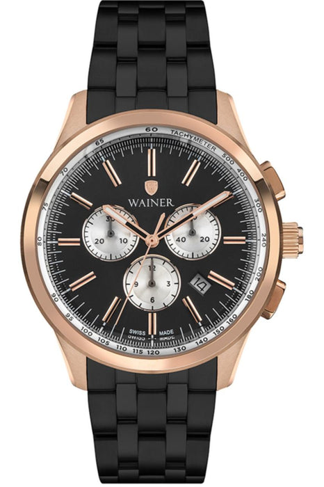 Wainer Herren Uhr Wa.12320-c Lederarmband