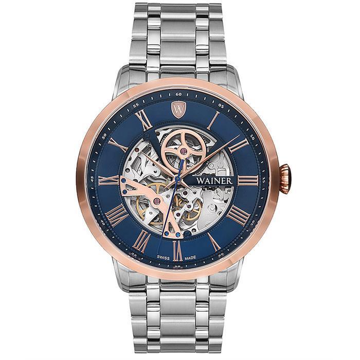 Wainer WA.25222-A Herrenuhr Automatik Edelstahl