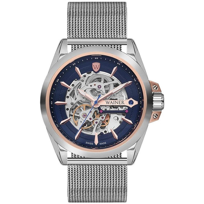 Wainer WA.25687-B Herrenuhr Automatik Edelstahl