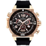 Wainer WA.10920-H Herrenuhr – Schweizer Präzision mit Silikonarmband