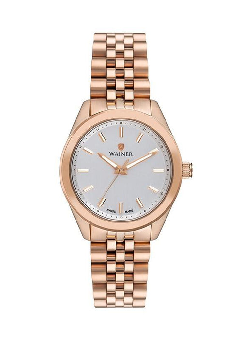 Wainer Uhr Damen Edelstahl Quarz