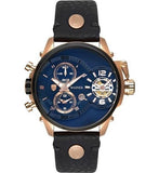 Wainer WA.10880-H Herrenuhr mit Lederarmband