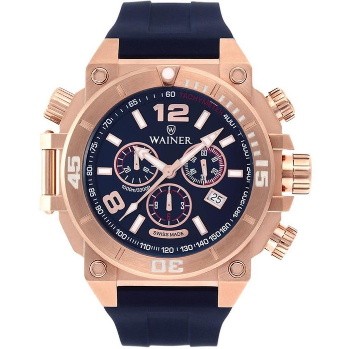 Wainer Herrenuhr WA.10920-F mit Silikonarmband