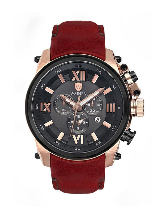 Wainer Herrenuhr WA.10991-C mit Silikonarmband