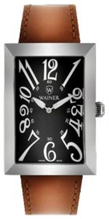 Wainer Herrenuhr WA.14049-B mit Lederarmband
