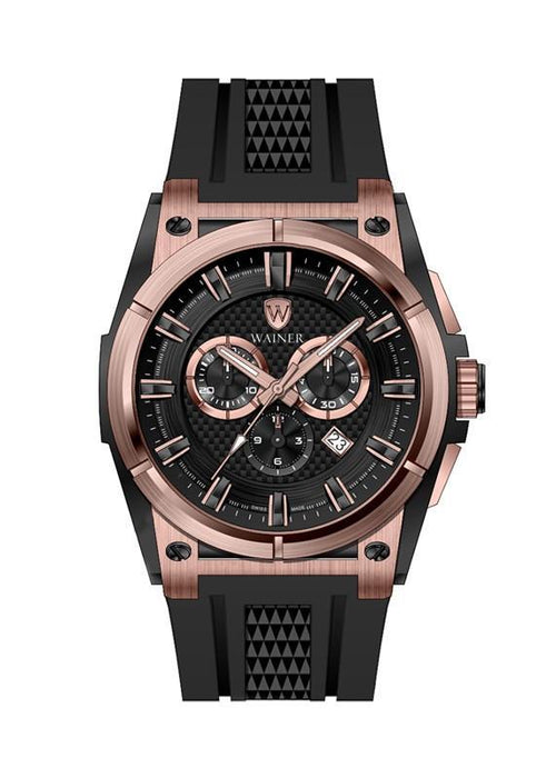 Wainer Herrenuhr WA.16666-A mit Lederarmband