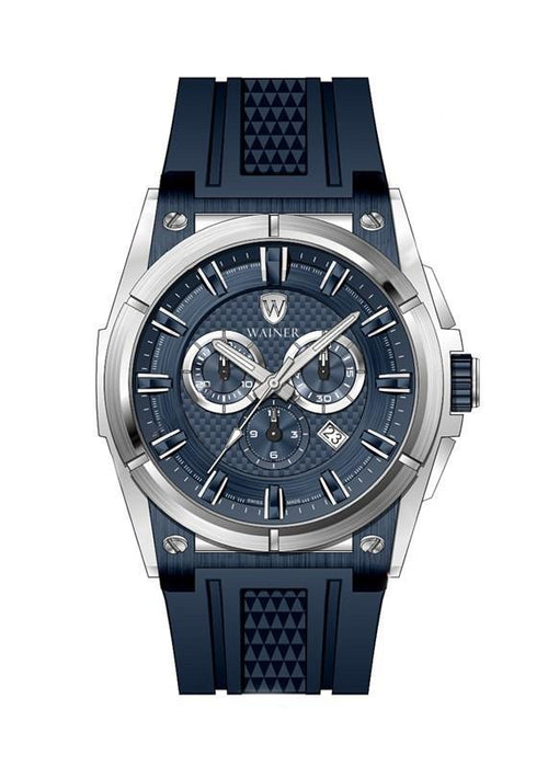 Wainer Herrenuhr WA.16666-C - Quarzwerk & Lederarmband