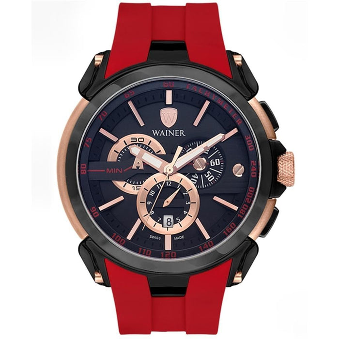 Wainer Herrenuhr WA.16910-D mit Silikonarmband