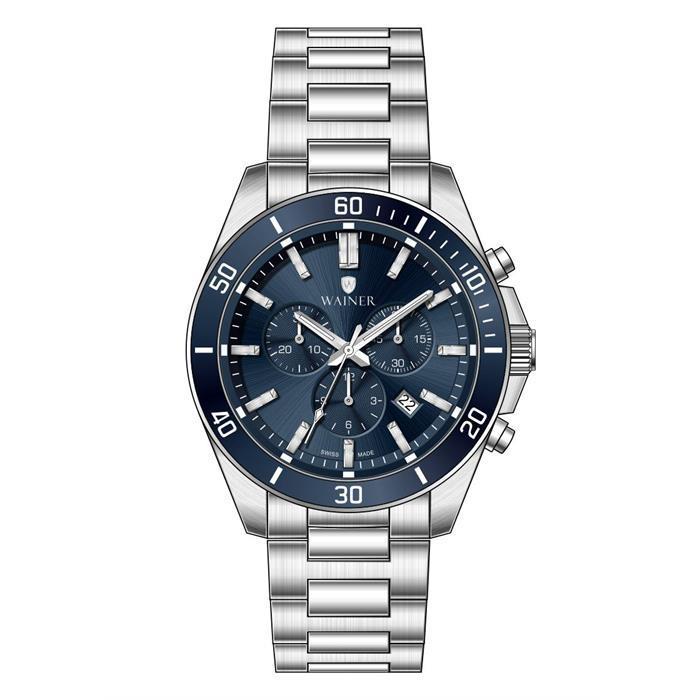 Wainer Herren Uhr WA.19540-C mit Lederarmband