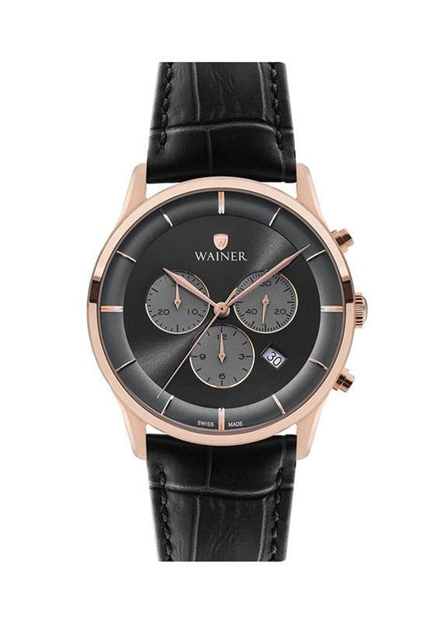 Wainer Herrenuhr mit Saphirglas