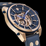 Wainer WA.25980-C Herrenuhr – Automatikwerk mit Lederarmband