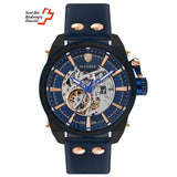 Wainer Herrenuhr WA.25980-E Automatik & Leder
