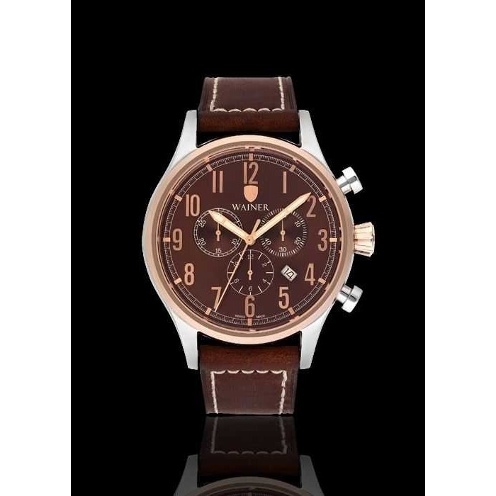 Wainer WA10666-B Herren Uhr mit Chronograph Funktion