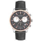 Wainer WA12620-A Herrenuhr, Schweizer Qualität, Lederarmband