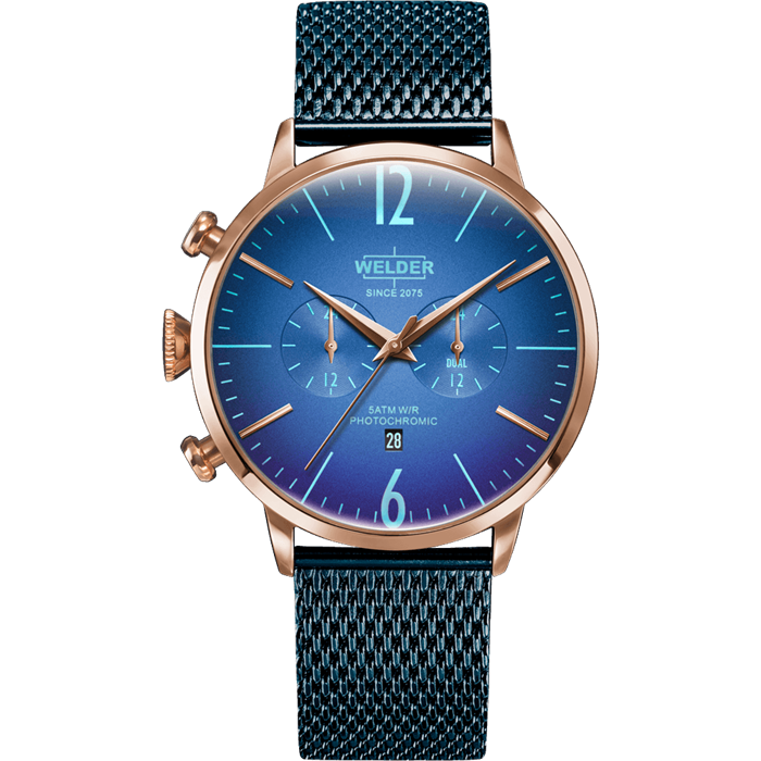 Welder WWRC418 Herren Uhr Quarz Chronograph