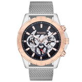 Wesse WWG204802 Herrenuhr mit Korbbogenarmband – Neu & Garantiert