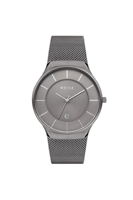 Wesse Wwg202008 Herrenuhr – Geflochtenes Edelstahlarmband