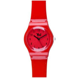 You Watch YW105 Kinderuhr rot mit Silikonarmband