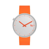 You Watch YW8009 Life Silber Orange Herrenuhr