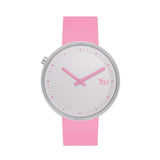 You Watch YW8010 Damen Uhr Silber Rosa