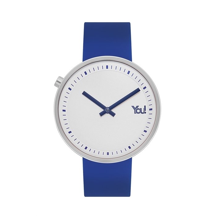 You Watch YW8012 Herrenuhr Edelstahl Blau