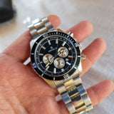 Orphelia Herren-Armbanduhr Chronograph Quarz – New Wave Edelstahl Uhr