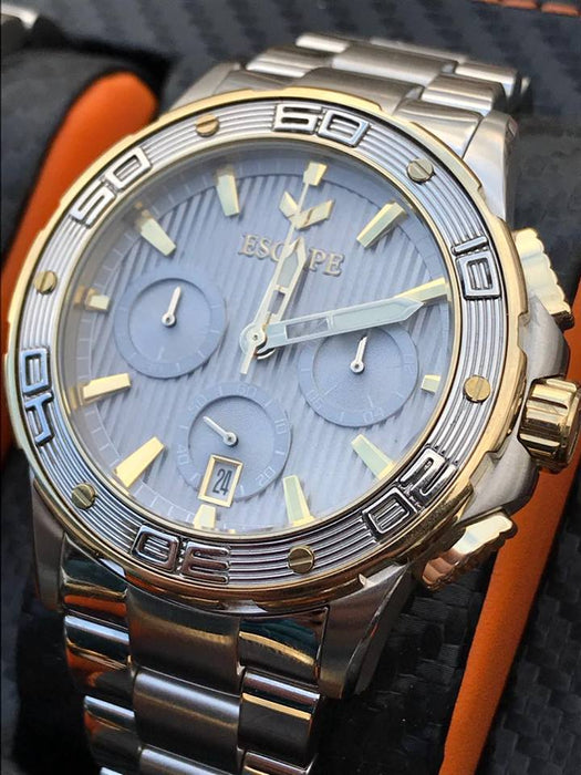 ESCAPE EC1123-103 Chronograph Herrenuhr Edelstahl Quarz
