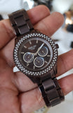 Hislon 3340L Multifunktion Damen-Schokolade Uhr